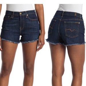 7 For All Mankind Indigo Blu Shorts